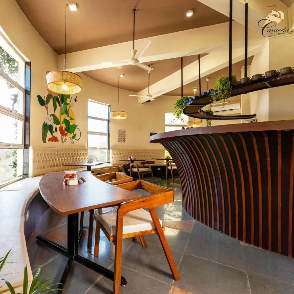 Best cafes In Goa. Caravela Café.